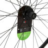 700c Rear Wheel Cassette Disc QR Black V Section Rim Hybrid - Image 2