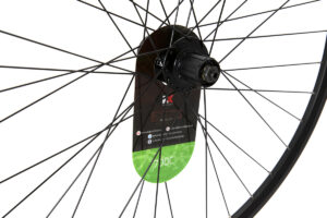 700c Rear Wheel Cassette Disc QR Black V Section Rim Hybrid - Image 2