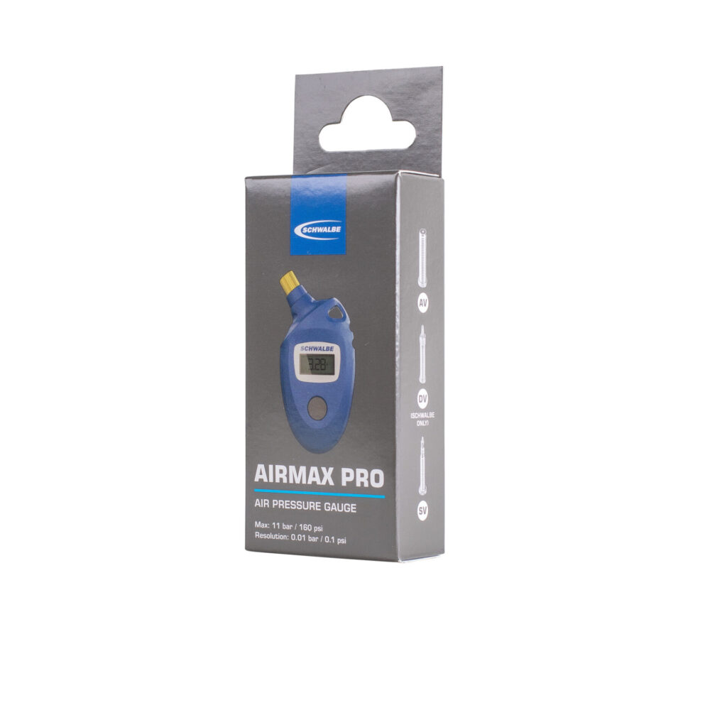 Schwalbe Pressure Gauge AirMax Pro Digital Tool Tyre Tube PSI Check