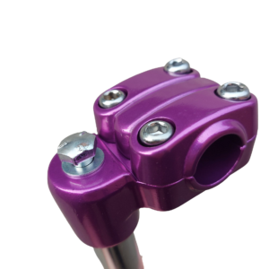 SR Suntour Style BMX stem in purple