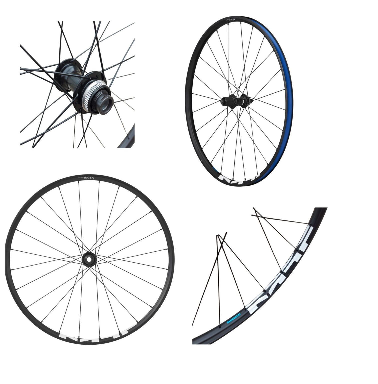 Go Cart Kit Shimano WH-MT500 MTB Wheel, 27.5 In (650b), 15 X 100