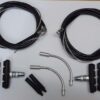 Bicycle Brake Cable Inner Wire Outer Housing Loop & Noodle & Pad Block Shoe set