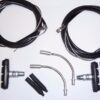 Bicycle Brake Cable Inner Wire Outer Housing Loop & Noodle & Pad Block Shoe set - Image 2