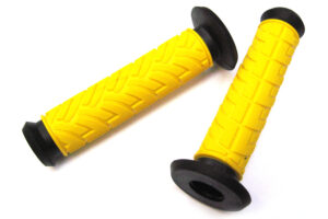 BMX grips old school mushroom style Yellow / Black
