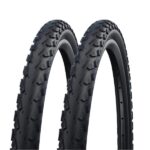 Schwalbe Land cruiser 700x40c  PAIR Bicycle Bike Hybrid Cyclocross Tyres 700 40c
