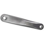 Left crank Arm 175mm SIlver Square taper JIS