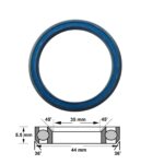 AC5344 Headset Bearing 35 x 44 x 5.5 Chamfer 36/45 Angular Contact