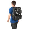 "M-WAVE Amsterdam Triple Pannier Bag – 62L multifunctional bicycle storage with two side panniers and a detachable top bag, ideal for commuting, touring, and adventure cycling.