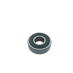 6000-2RS sealed bearing for bicycle hubs, designed for smooth rotation and durability with dual rubber seals for protection against dirt and moisture.