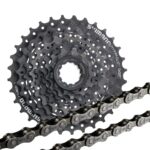 Shimano 8-Speed PowerPack — CS-HG31 11-32T Cassette & CN-HG40 Chain (116L) The Perfect Drivetrain Upgrade — Reliable, Smooth, and Built to Last This genuine Shimano PowerPack includes both the CS-HG31 8-Speed Cassette (11-32T) and the CN-HG40 6/7/8-Speed Chain (116 Links) — providing everything you need to refresh your bike's drivetrain with crisp, reliable shifting. Ideal for MTB, hybrid, or touring bikes running 6, 7, or 8-speed drivetrains. Included in the PowerPack: 🔧 Shimano CS-HG31 8-Speed Cassette — 11-32T High-quality 8-speed cassette for smooth, precise shifting Hyperglide (HG) sprockets with computer-designed tooth profiles & shift gates Lightweight cutaway sprockets maintain rigidity Nickel-plated finish for long-lasting corrosion resistance Steel cassette lockring included For use with 8-speed HG chains Ratio: 11-32 Teeth Discipline: MTB, Hybrid Colour: Black 🔧 Shimano CN-HG40 Chain — 116 Links Compatible with 6, 7, or 8-speed drivetrains Optimised for smooth shifting on HG sprockets Includes quick and easy connecting link Heat-treated rollers, pins & plates for exceptional durability Mushroomed pins provide maximum strength exceeding ISO standards Chain Width: 7.3mm Length: 116 Links Weight: Approx. 335g Colour: Grey Discipline: MTB, Road, Hybrid Why Choose the Shimano PowerPack? ✔️ All-in-one solution — Cassette & Chain perfectly matched for hassle-free installation ✔️ Genuine Shimano quality — Smooth shifting & long lifespan ✔️ Ideal for drivetrain upgrades or replacements ✔️ Trusted by riders worldwide for MTB, Hybrid & Touring bikes Why Buy from Hopkinson Cycles? ✅ Free UK Delivery on all orders ✅ Expert advice from real cyclists ✅ Trusted family-run business — Supporting riders since [insert your founding year] ✅ Direct customer support — Not a faceless corporation ✅ Excellent feedback from happy customers Need technical advice or unsure if this fits your bike? Get in touch: 📞 01924 274209 📧 info@hopkinsoncycles.com 🌐 www.hopkinsoncycles.com Hopkinson Cycles Queen Street, Horbury, Wakefield, WF4 6LP