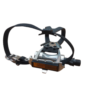 Wellgo Pedals LU-209 for Road Bike with toe clips straps 9/16" Bicycle - Image 6