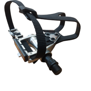 Wellgo Pedals LU-209 for Road Bike with toe clips straps 9/16" Bicycle - Image 7