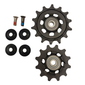 SRAM Rear Derailleur Pulley Kit GX Eagle AXS |  (Includes 12T Upper And 14T Lower Pulley, 13mm And 14mm Pulley Bolts)