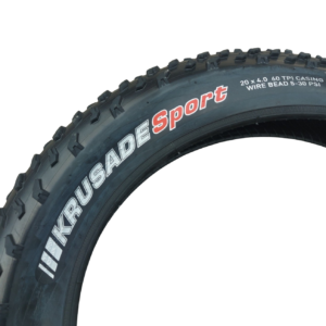 Kenda KRUSADE Sport Tyre | 20x4.0 (98-406) | 60 TPI | FatBike Tire Cargo courier bike - Image 2