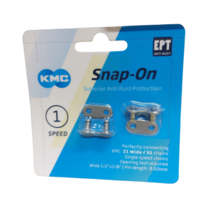 KMC Single Speed Joining Split Link | SNAP-ON EPT | 1 speed WIDE 1/2x1/8" | - Image 2