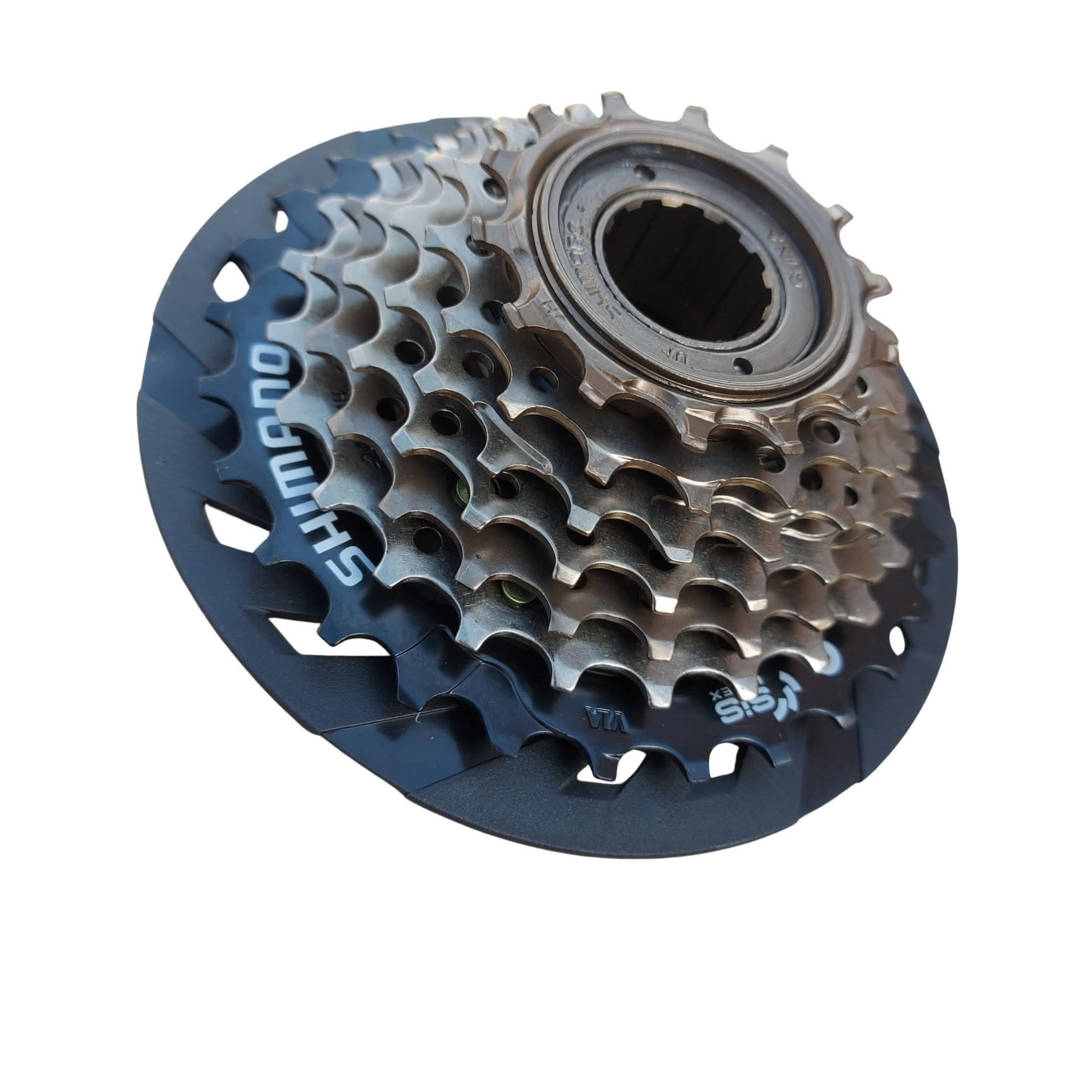 Shimano TZ500 Freewheel 7 Speed | 14-28T Screw on | MF-TZ500-7 Spoke protector