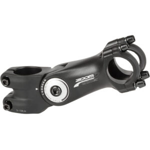 ZOOM Ahead Handlebar Stem | 0–60° Adjustable | 1 1/8" Upgrade your bike’s fit and control with the ZOOM Ahead Handlebar Stem, crafted from lightweight and durable 3D forged aluminium. Featuring a 0–60° adjustable angle, this stem is perfect for riders seeking versatility and comfort on road, MTB, or hybrid bikes. ✅ Key Features Adjustable Angle: 0–60° for perfect handlebar positioning Handlebar Clamp Options: Ø31.8mm or Ø25.4mm Length: 105mm High-Quality Construction: 3D forged aluminium for strength and light weight Steerer Compatibility: 1 1/8" outer diameter Clamp Design: 4-bolt handlebar clamp / 2-bolt stem clamp for secure installation Finish: Matt black with silver detailing Weight: 267g ⭐ Why Choose ZOOM Ahead Stem? Fine-tune your handlebar height and reach for improved comfort and control Lightweight yet strong, ideal for mountain biking, road cycling, or urban commuting Sleek matt black finish with silver accents adds style to your bike 🟢 Why Choose Hopkinson Cycles? ✅ Free UK postage 🧠 Expert advice from cycling specialists 👨‍👩‍👦 Family-run business with direct customer service ⭐ Trusted by cyclists across the UK 📍 Contact Hopkinson Cycles 🌐 www.hopkinsoncycles.com 📞 01924 274209 📧 info@hopkinsoncycles.com 🏠 Queen Street, Horbury, Wakefield, WF4 6LP