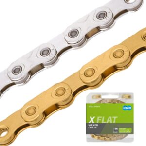KMC X Flat Chain 12/13 Speed Waxed | For 12 13 Speed SRAM Systems using flattop chain | 126 links