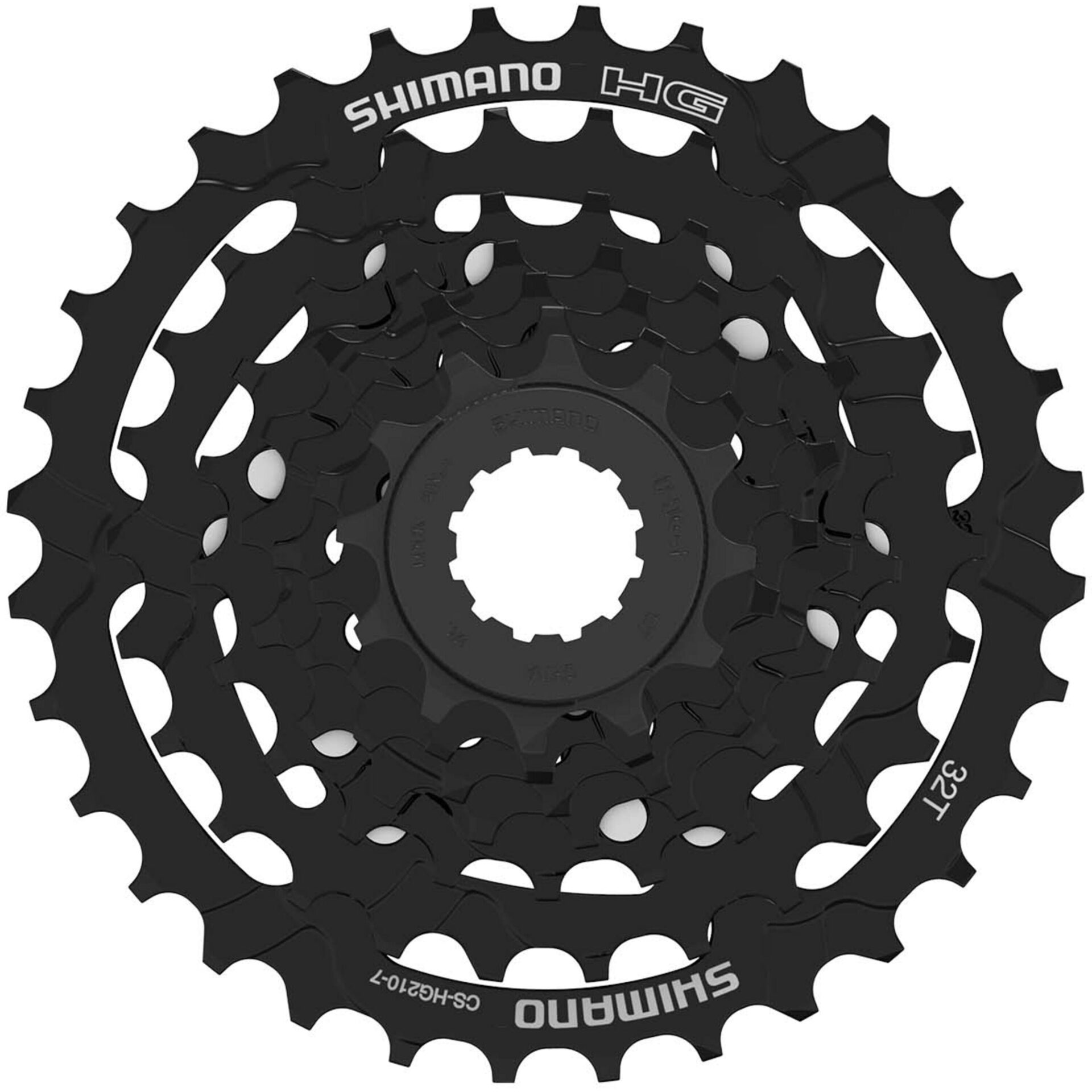 Shimano HG210-7 Cassette | 7-Speed | 12-32T | Hyperglide CS-HG210-7