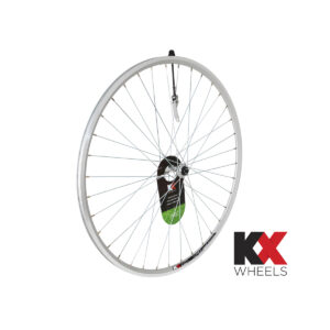 700c Front Road Wheel – Quick Release | Silver Alloy Rim – KX COMP 60124S