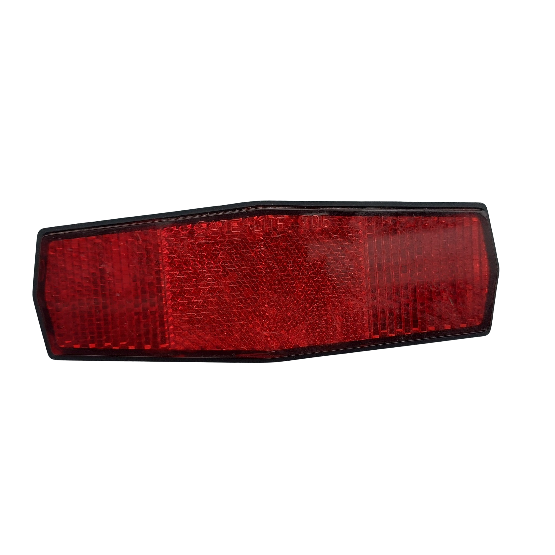 Rear Pannier Rack Reflector | Red Reflective | 130mm Length 40mm width | Includes screw OEM
