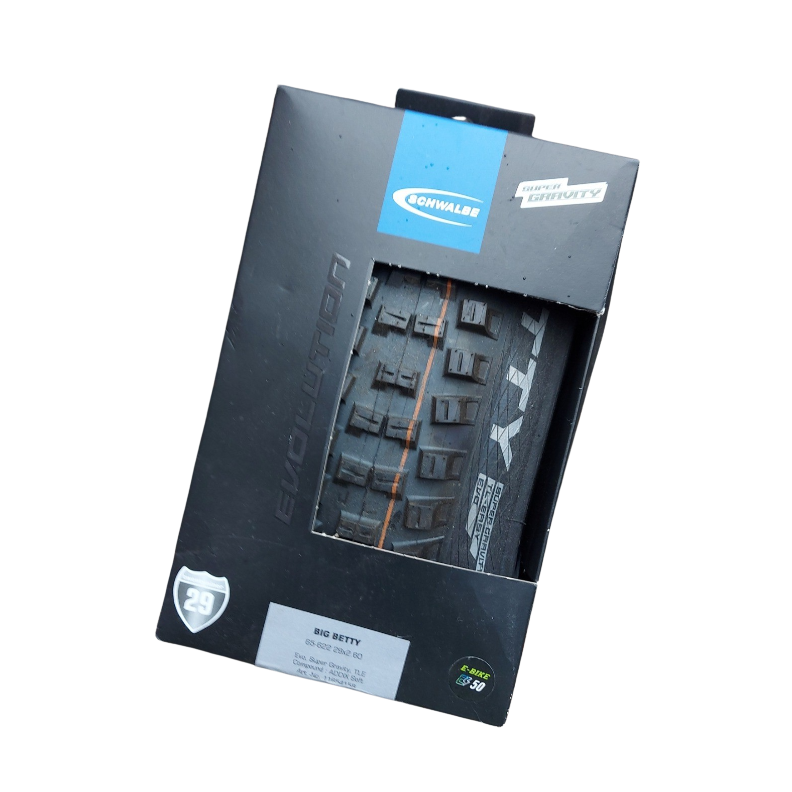 Schwalbe Big betty super gravity folding tyre evolution TLE tubeless easy addix soft compound