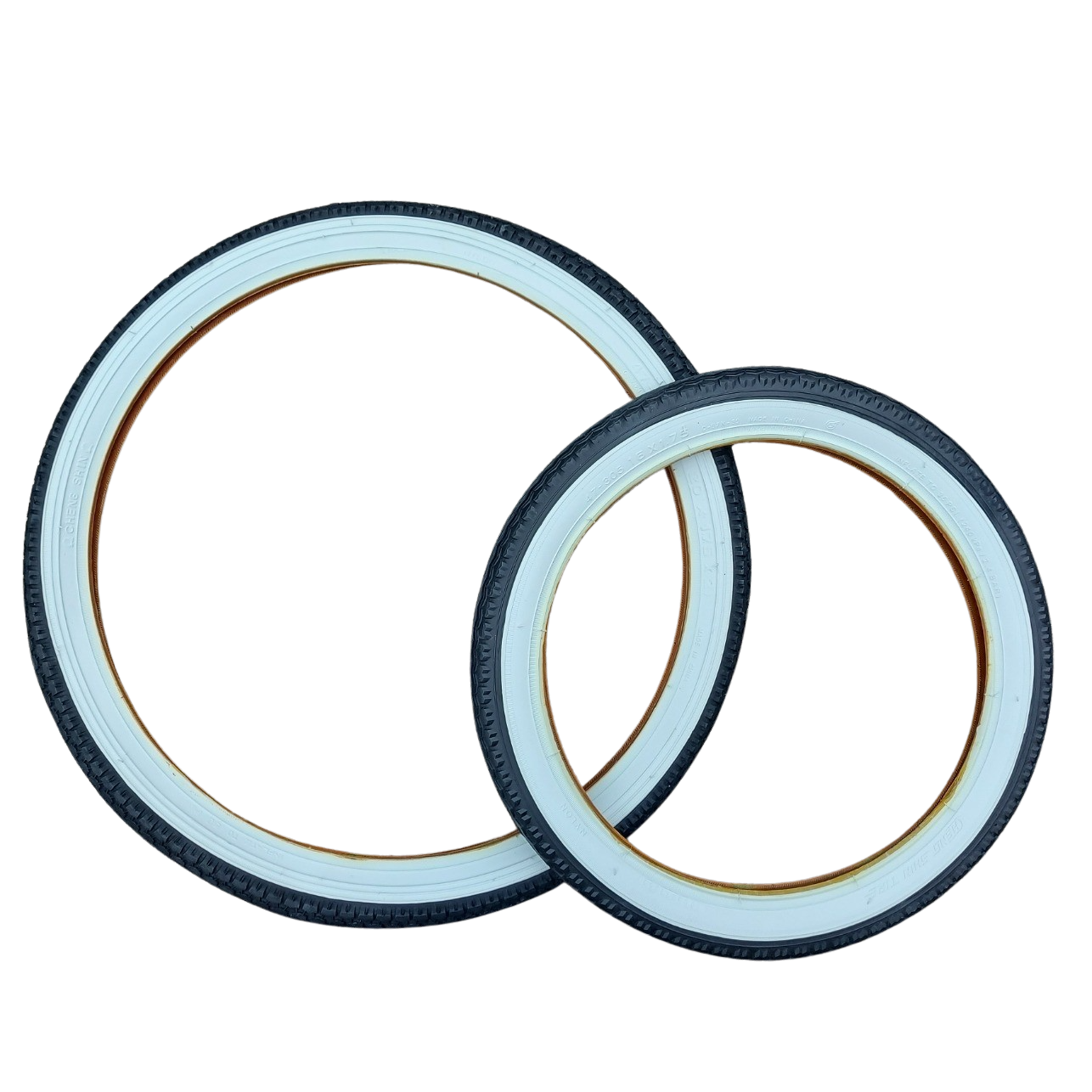 CST Whitewall Tyres for Raleigh Chopper | 20x1.75 & 16x1.75 | White wall