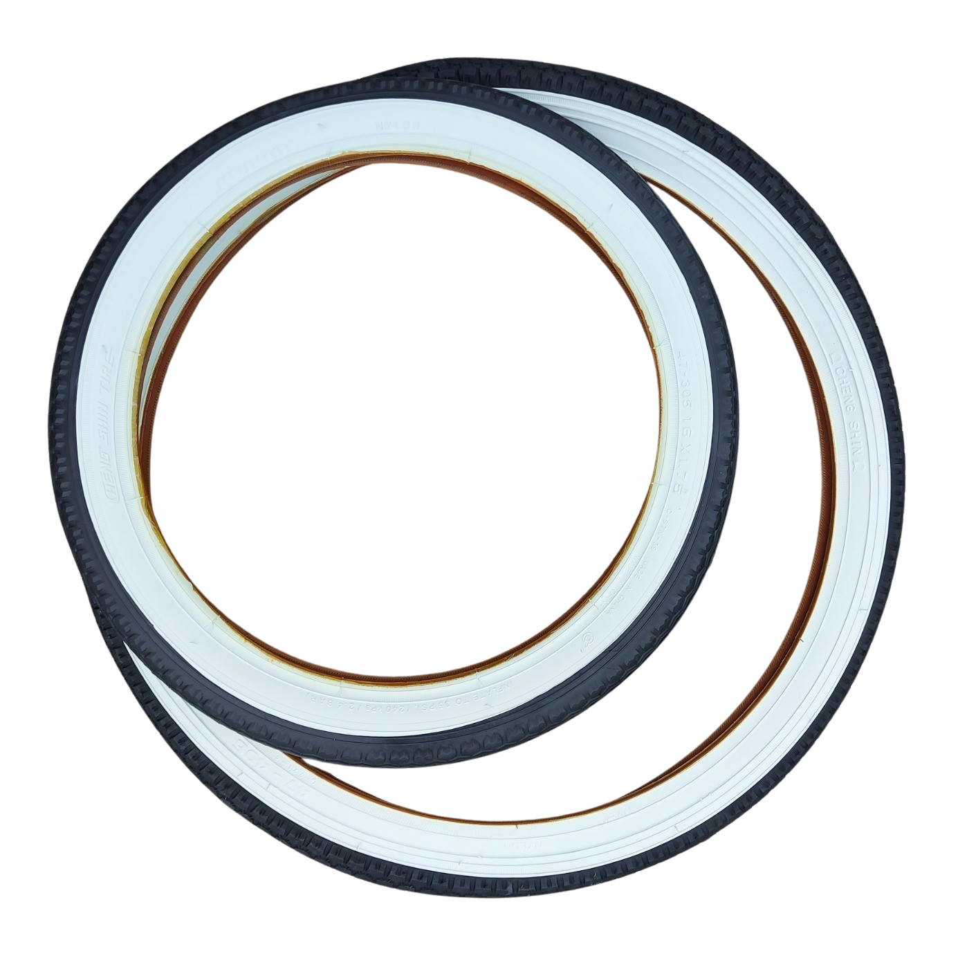 CST Whitewall Tyres for Raleigh Chopper | 20x1.75 & 16x1.75 | White wall - Image 4