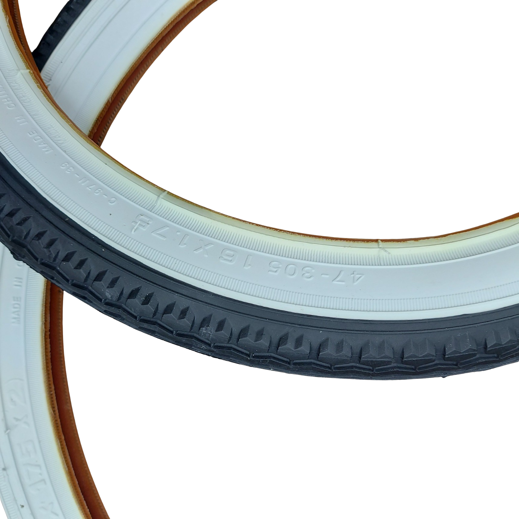 CST Whitewall Tyres for Raleigh Chopper | 20x1.75 & 16x1.75 | White wall - Image 7