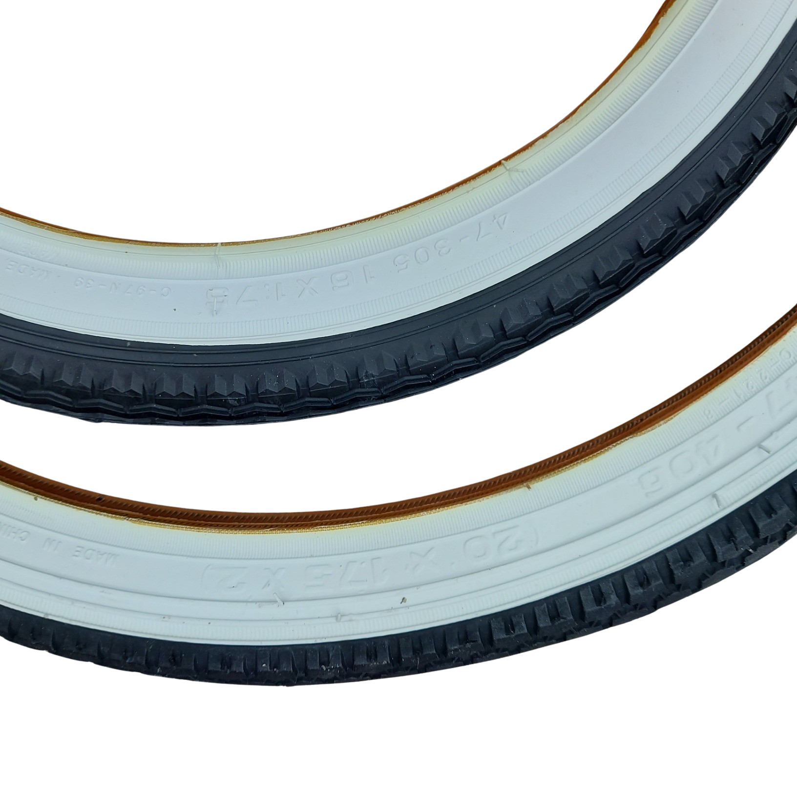 CST Whitewall Tyres for Raleigh Chopper | 20x1.75 & 16x1.75 | White wall - Image 8