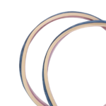 Pair 27x1-1/4 " Tyres (32-630) | Amber Wall Classic Road Sports Bike tread | 27 x 1 1/4