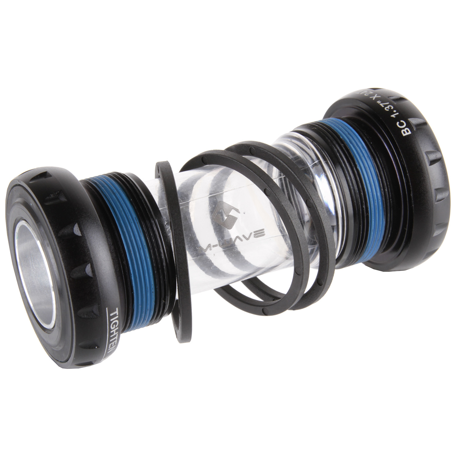 M-WAVE Carousel Bottom Bracket – BSA 68/73 - 78 mm Threaded | Shimano Hollowtech 24mm - Image 2