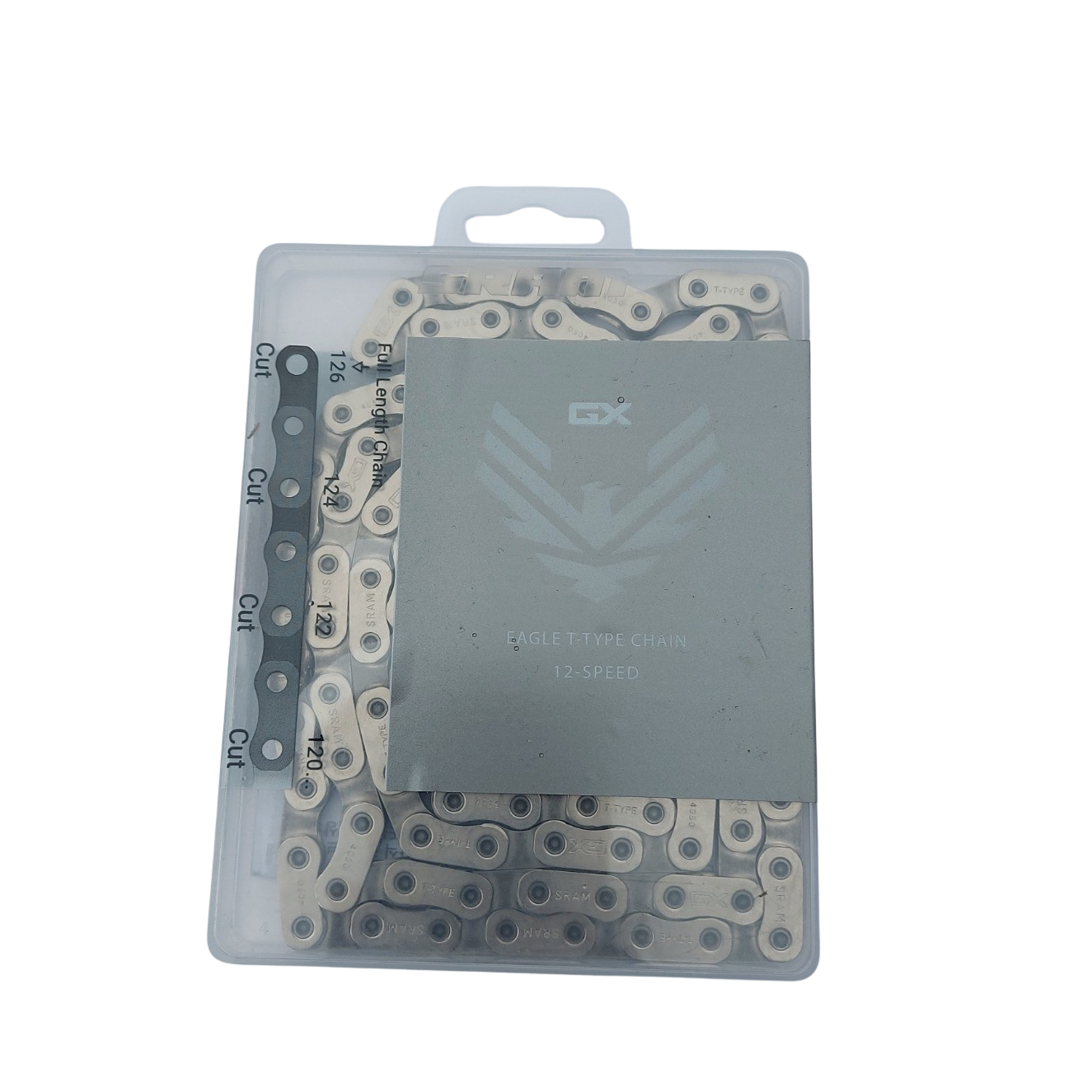 SRAM GX Eagle T-Type Flat Top 12-Speed Chain |126 Links with PowerLock | Silver | E-MTB Approved - Image 7