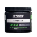 Stans Biobased Grease 450g – eco-friendly, biodegradable bicycle lubricant for bearings, bushings, wheels, and headsets. Made in Canada