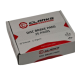 Clarks VRX811C Sintered Disc Brake Pads – 25 Pairs Bulk Pack for Shimano, Tektro, TRP Hydraulic MTB