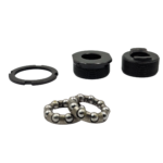 Black BSA Threaded Bottom Bracket - 5 Piece Cup & Bearing Set – Steel Bicycle BB Cups