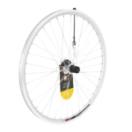 26 inch Rear MTB Wheel | Cassette QR Rim Brake | 26" Alloy Rim Silver KX COMP