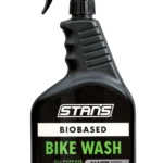 Stan’s Biobased Bike Wash 1000ml – Eco-Friendly All-Purpose Bike Cleaner Keep your bike spotless while caring for the planet with Stan’s Biobased Bike Wash 1000ml. This eco-friendly, biodegradable formula is tough on dirt and grime yet gentle on all surfaces, including carbon fiber, steel, aluminum, plastics, and anodized finishes. Safe for seals, disc rotors, and brake pads, it’s ideal for MTB, road, gravel, commuter, and e-bikes. Key Features All-Purpose Cleaning: Cuts through mud, grime, and everyday dirt on frames, wheels, and components. Eco-Friendly & Safe: 100% biodegradable, non-toxic, VOC-free, phosphate-free, and non-corrosive. Safe on Components: Perfect for carbon, aluminum, steel, anodized metals, seals, and plastics. Easy to Use: Spray, rinse, and wipe to restore your bike’s shine quickly. Made in Canada: USDA-certified biobased ingredients for sustainable cleaning. Why Choose Stan’s Biobased Bike Wash? Gentle on all bike surfaces while delivering a professional clean. Perfect for home riders, workshops, and pro mechanics. Eco-conscious cleaning with no harmful chemicals. Keeps your bike looking new while protecting the environment. Why Choose Hopkinson Cycles? ✅ Free postage on all orders ✅ Expert advice & professional knowledge from a family-run business ✅ Direct customer service – speak to a real person ✅ In-house operations – we handle your order personally for fast dispatch 📞 Tel: 01924 274209 📧 Email: info@hopkinsoncycles.com 🌐 Website: www.hopkinsoncycles.com
