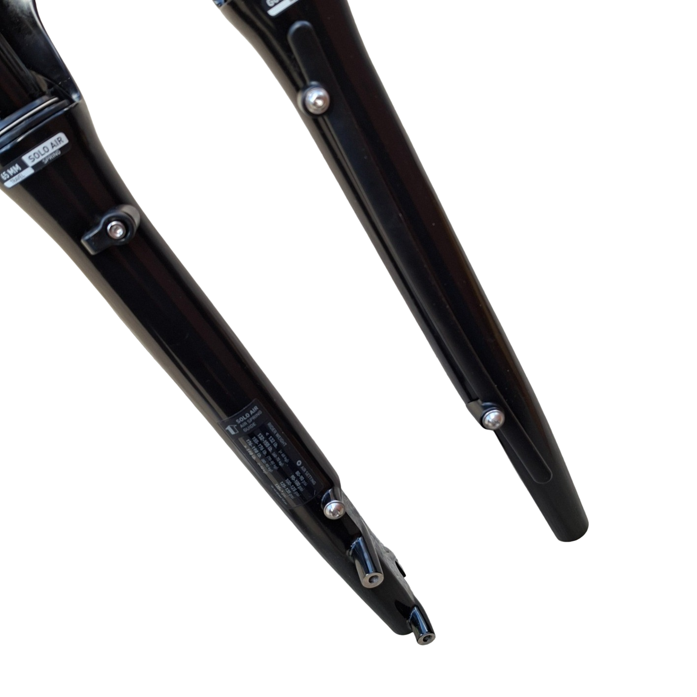 RockShox Paragon RL Solo Air 700c Fork 65mm Travel 9QR 1 1/8" Disc Black - Image 11