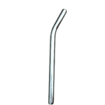 Layback BMX Seatpost 22.2mm | Old School BMX | 380mm length | Chrome Steel | ISO 4210 Tested