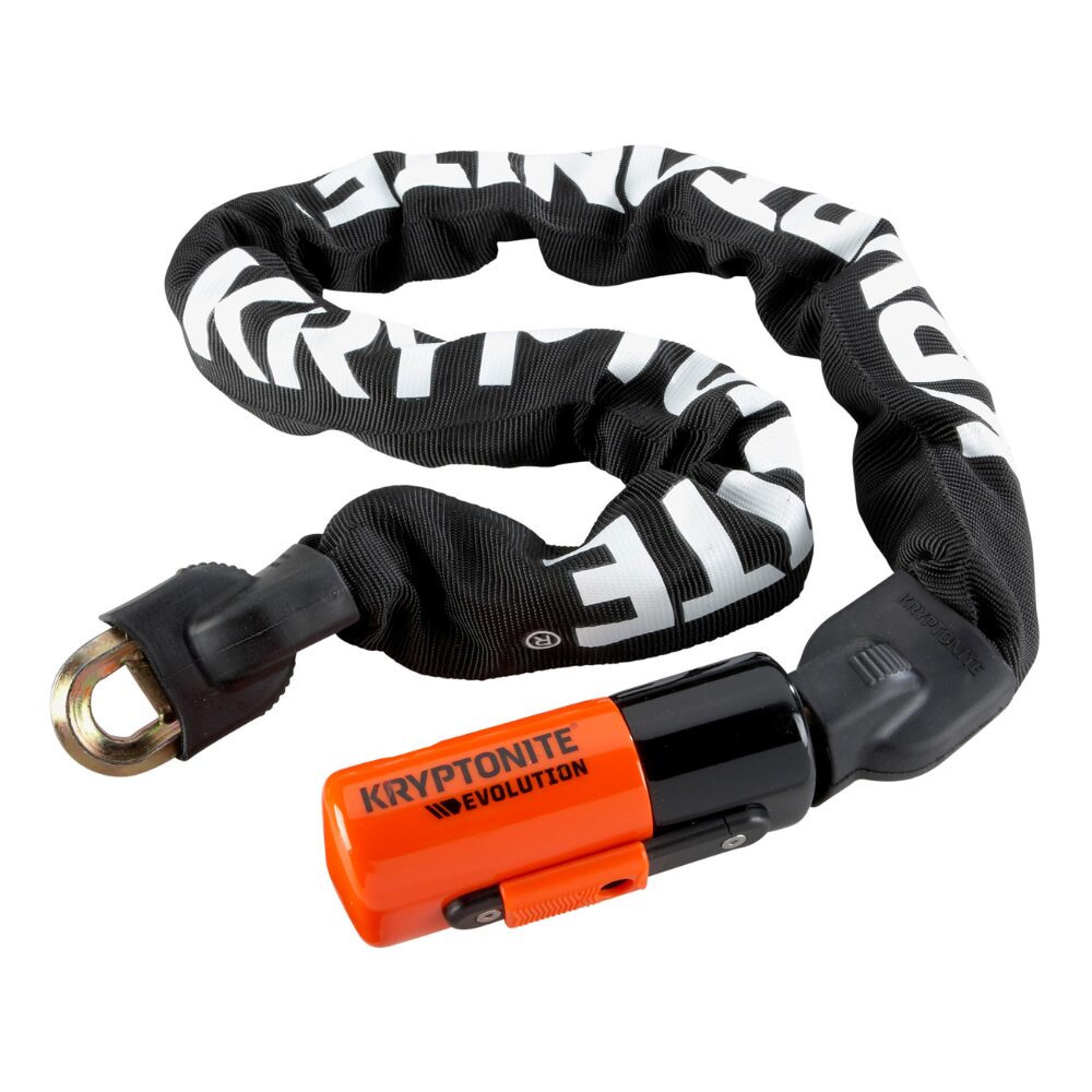 Kryptonite Evolution 1090 Chain Lock | 10mm x 90cm Integrated | High Security Sold Secure Gold Bike Lock