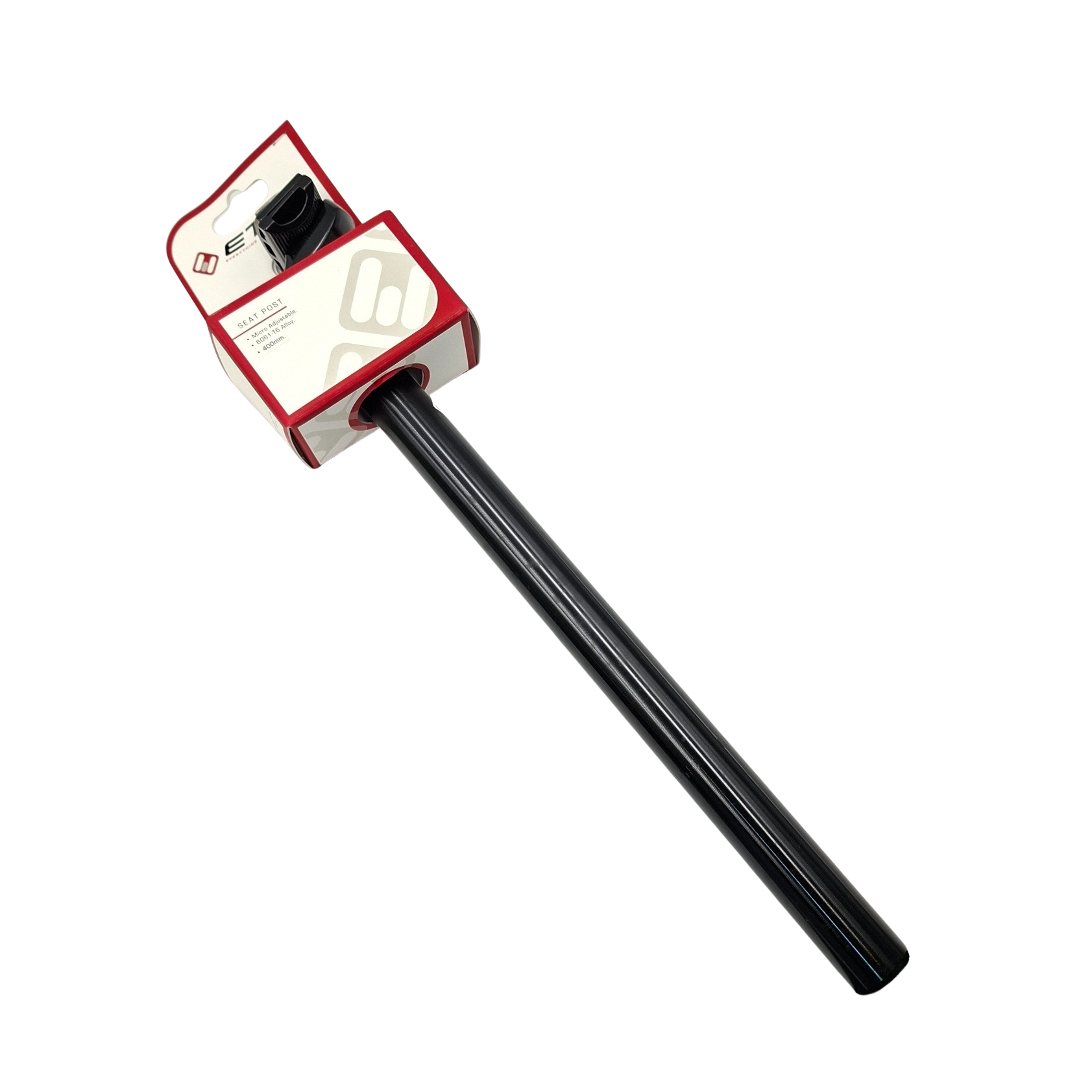 Alloy Seat post 26.2mm | 400mm length | Black | ETC - Image 2