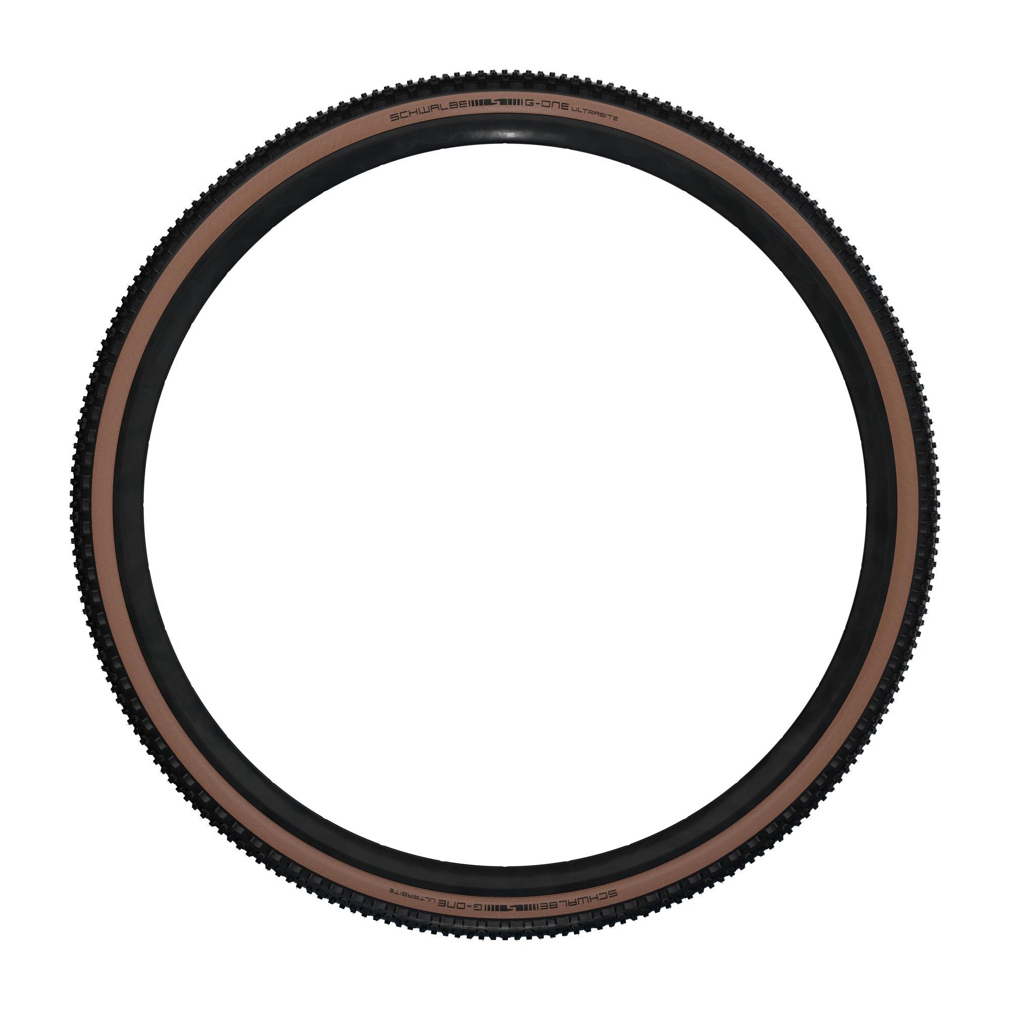 Schwalbe G-One Ultra Bite TLE Tyre 700x40c (622-40) Bronze Wall Folding – Tubeless Ready Gravel Tyre - Image 2